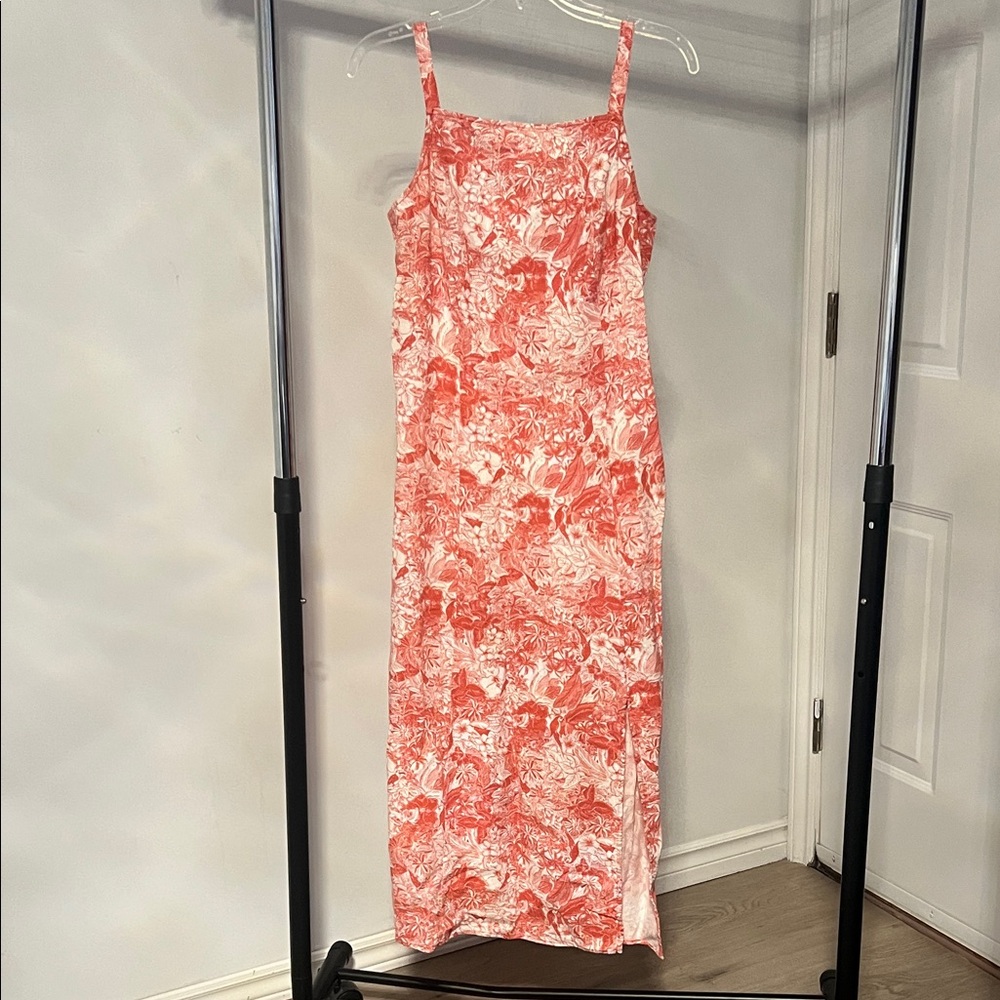 Old Navy Red and White Maxi Dress